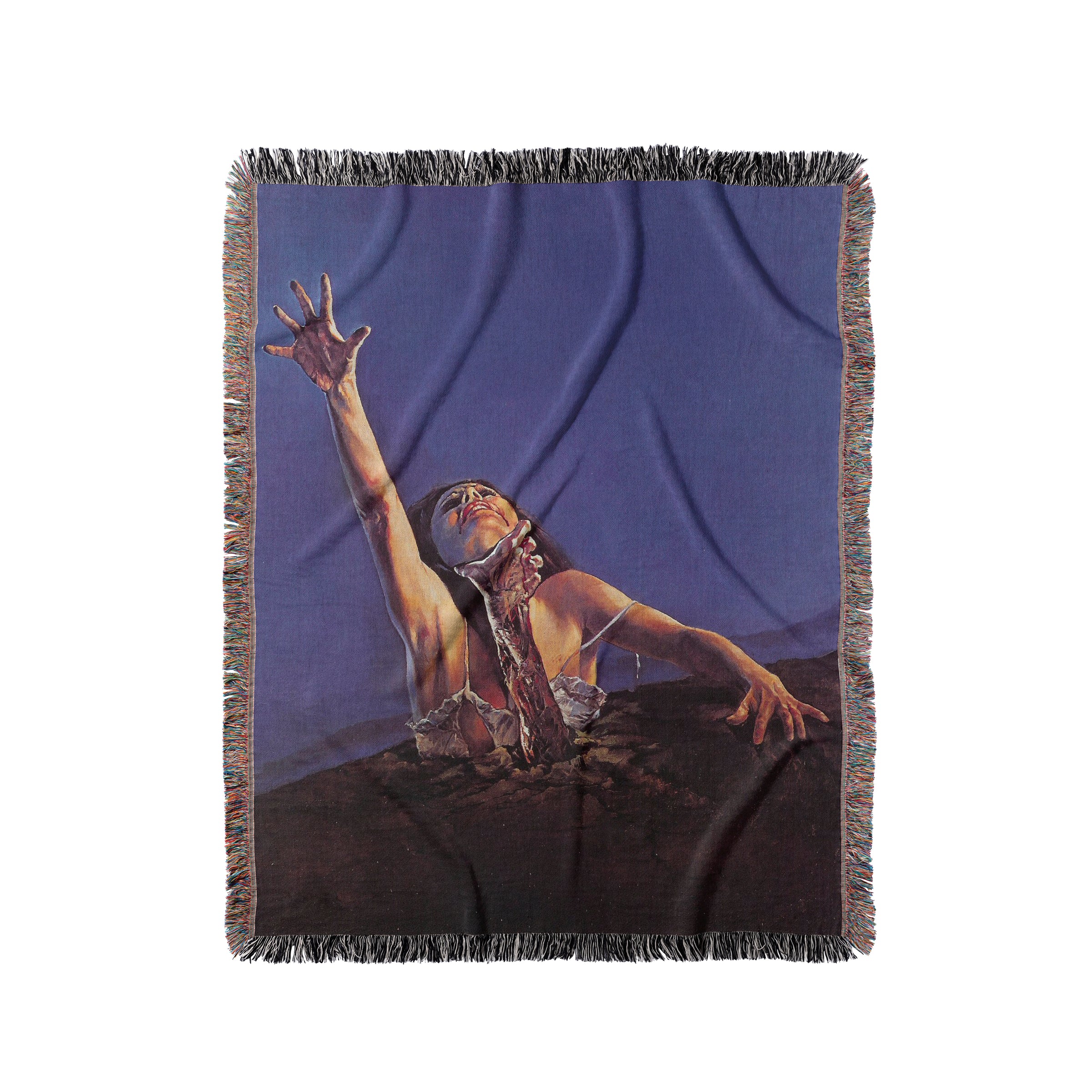 The Evil Dead '81 • (Woven Throw Blanket Tapestry) • 72 Hour Release