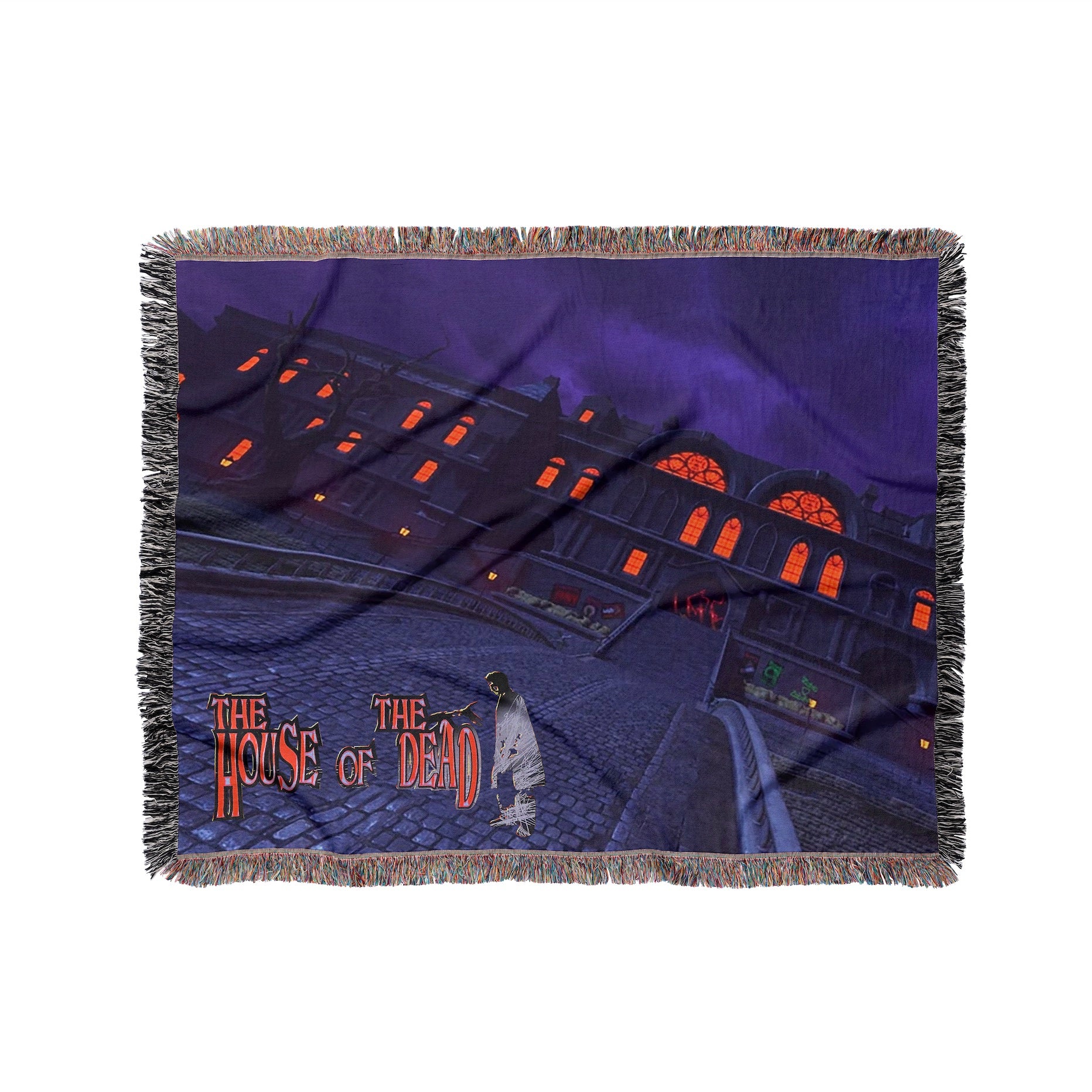 The House of the Dead 1996 • Curien Mansion (60x50" Woven Throw Blanket)