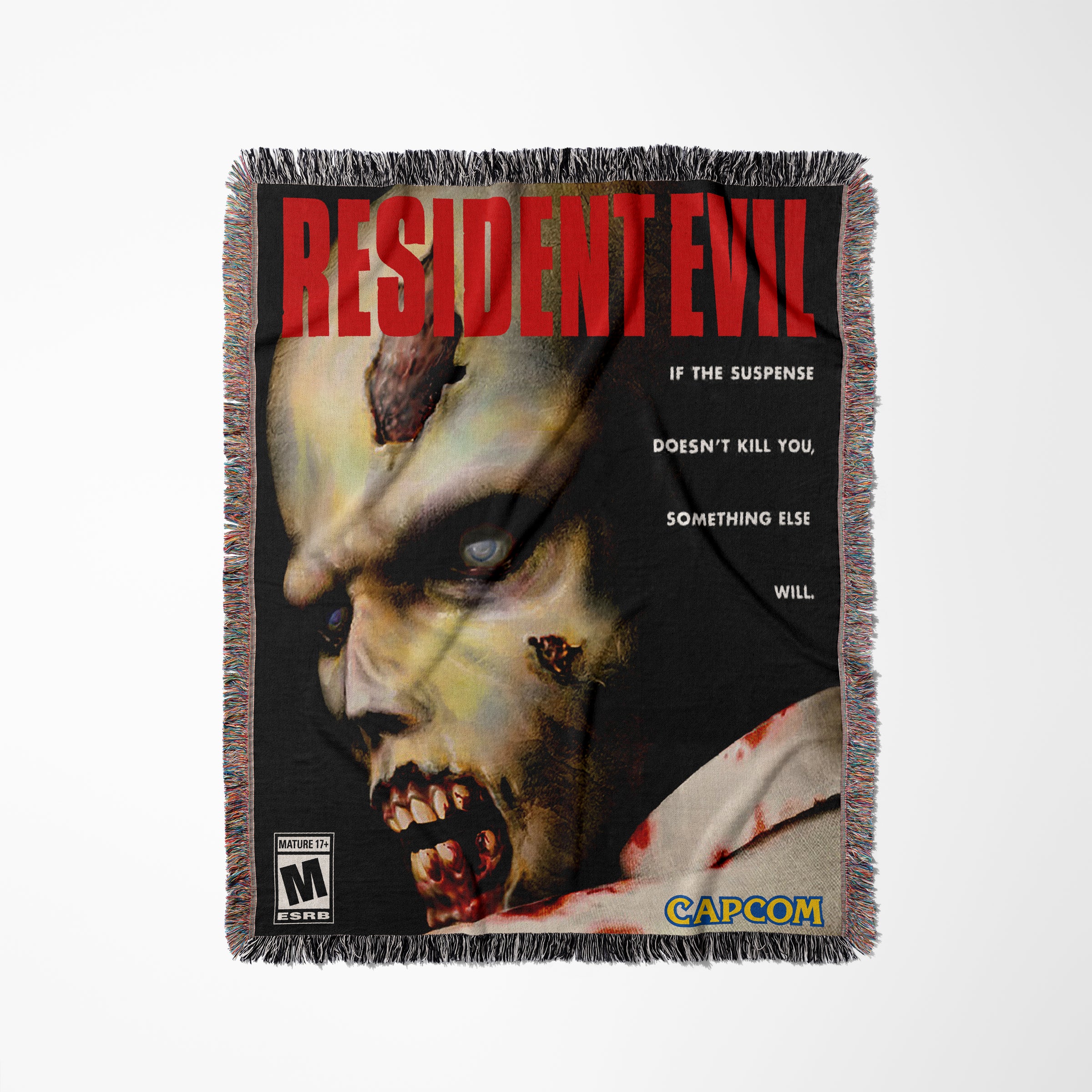 Original Survival Horror • Director’s Cut (Woven Throw Blanket Tapestry)