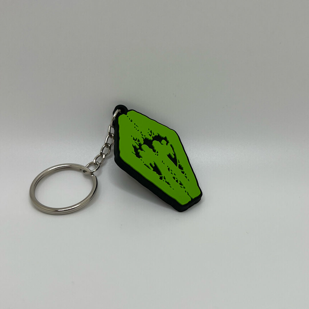 GG Coffin Logo Keychain