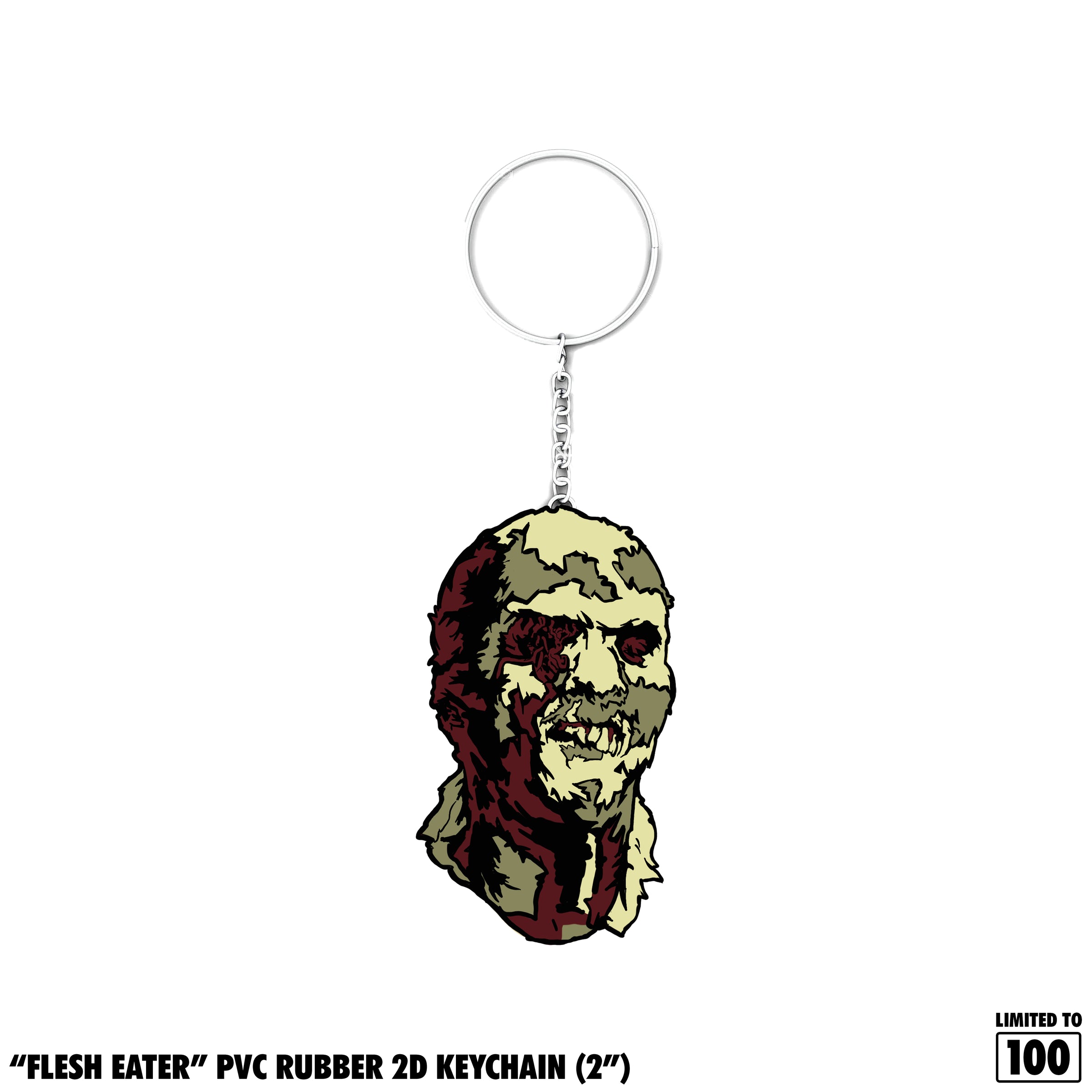 Flesh Eater 2" 2D PVC Keychain